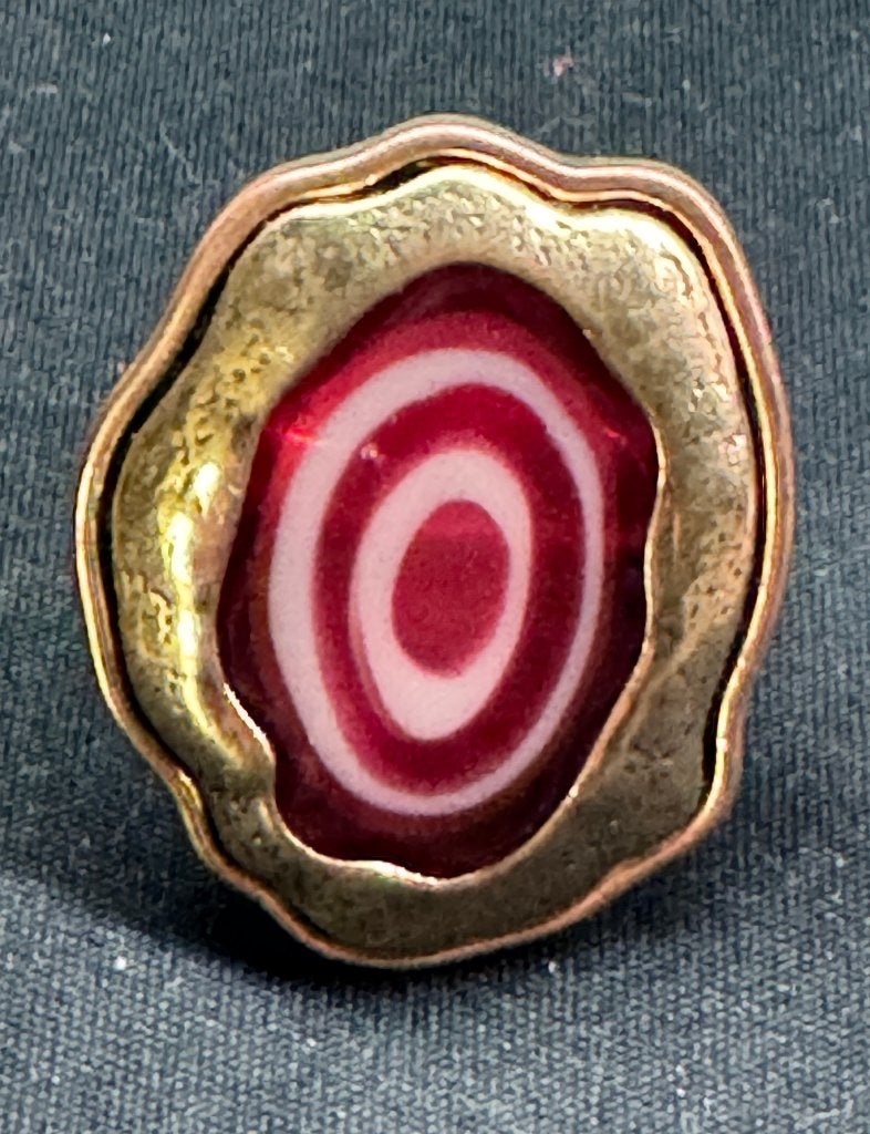 Bague Ancienne 1940-50, Bijoux, Sacs & Beauté, Enlèvement ou Envoi, Autres matériaux, Bague