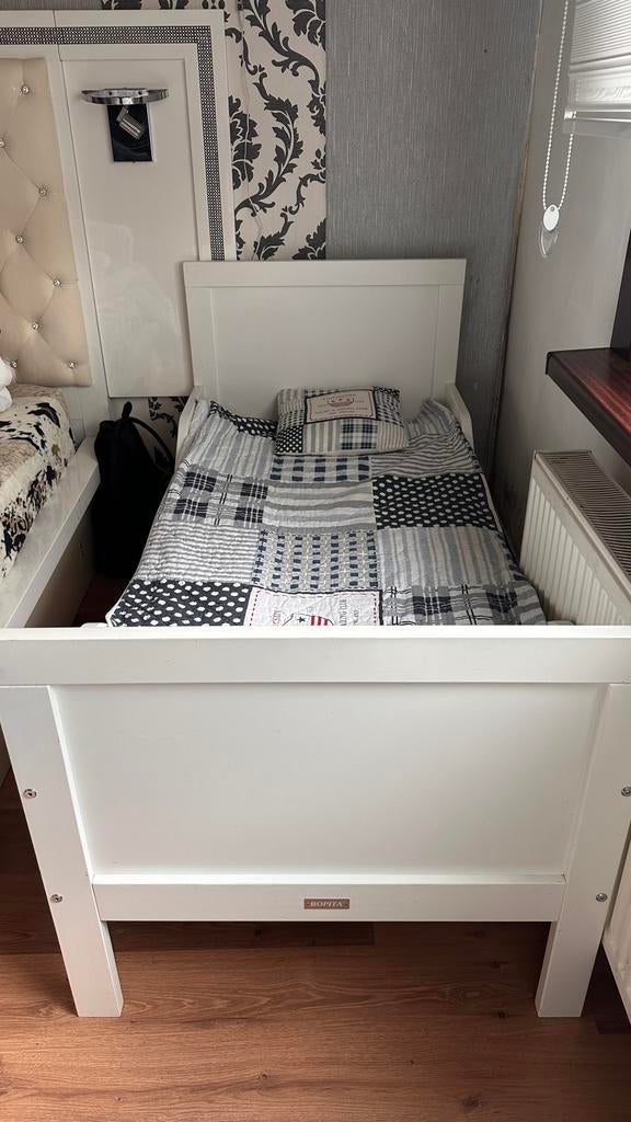 Bopita wit kinderbed, Huis en Inrichting, Ophalen, Gebruikt, Eenpersoons, Wit