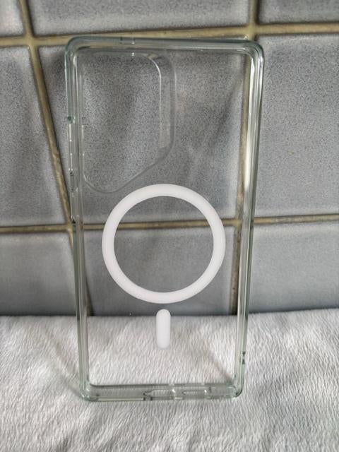 Transparante ultramagnetische hoes voor de Galaxy S25, Ophalen, Zo goed als nieuw, Overige modellen, Frontje of Cover