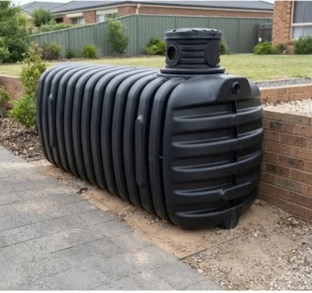 4.100 L zwarte regenwaterput, Tuin en Terras, Ophalen