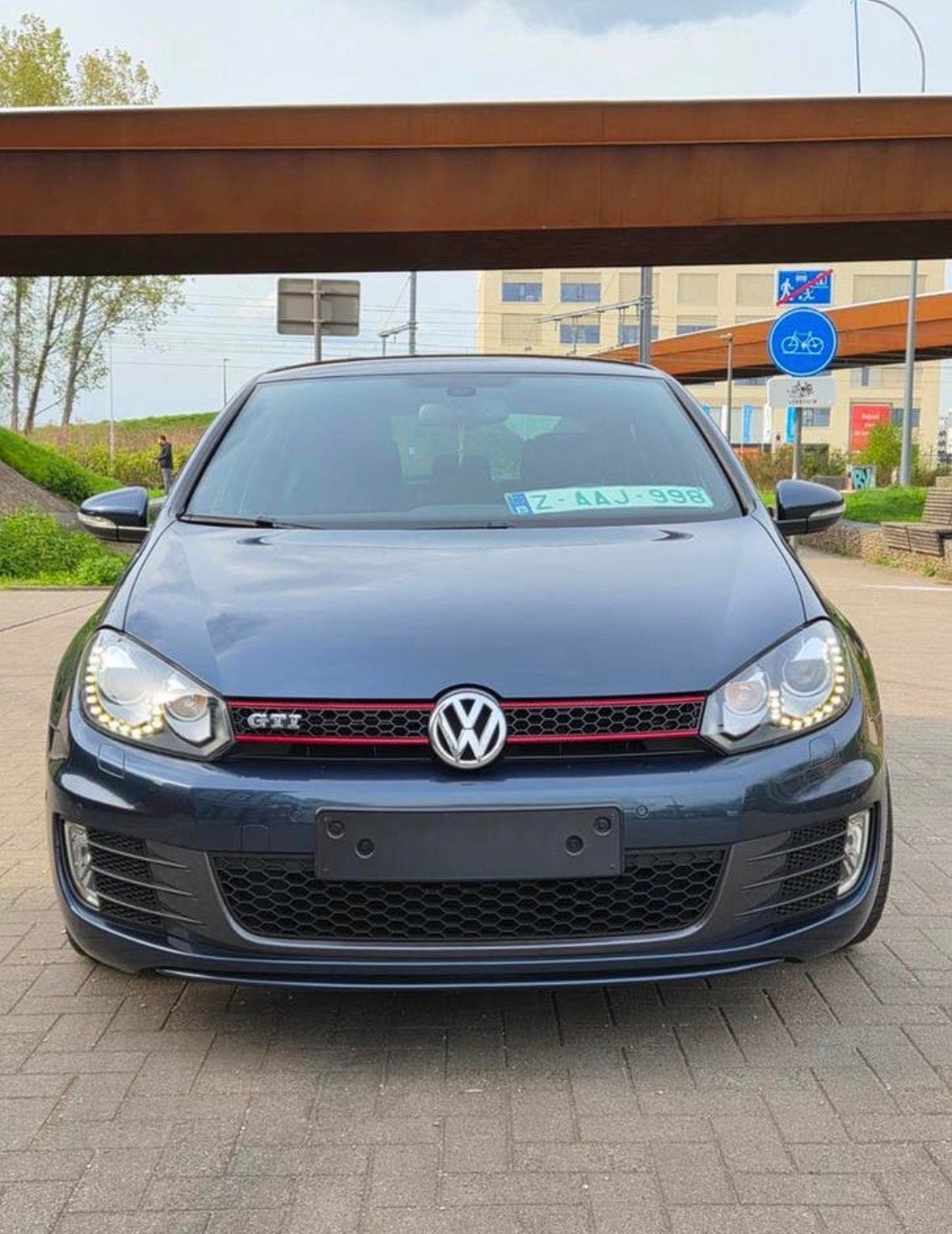 VOLKSWAGEN GOLF GTI AUTOMAAT, Auto's, Volkswagen, 1984 cc, Blauw, Bedrijf, 5 zetels