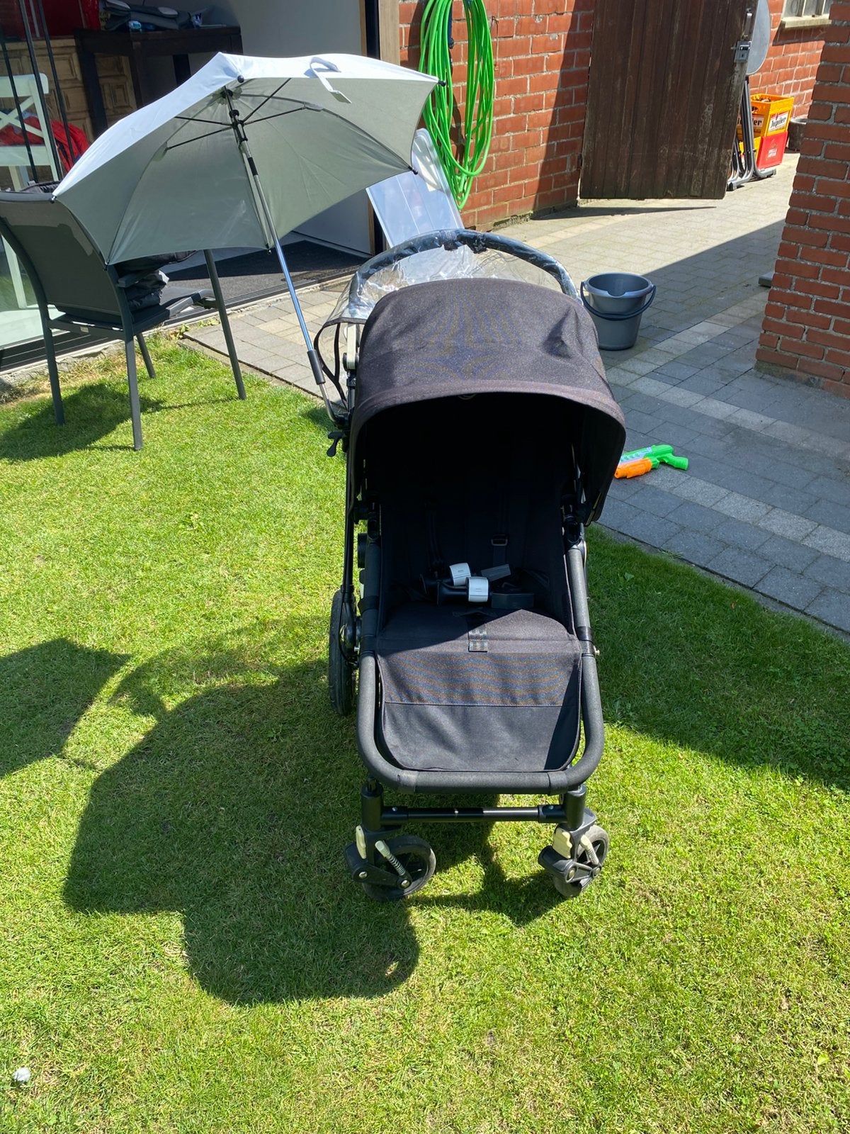 Sterke meegroei Buggy met veel mogelijkheden, Ophalen, Zo goed als nieuw, Regenhoes