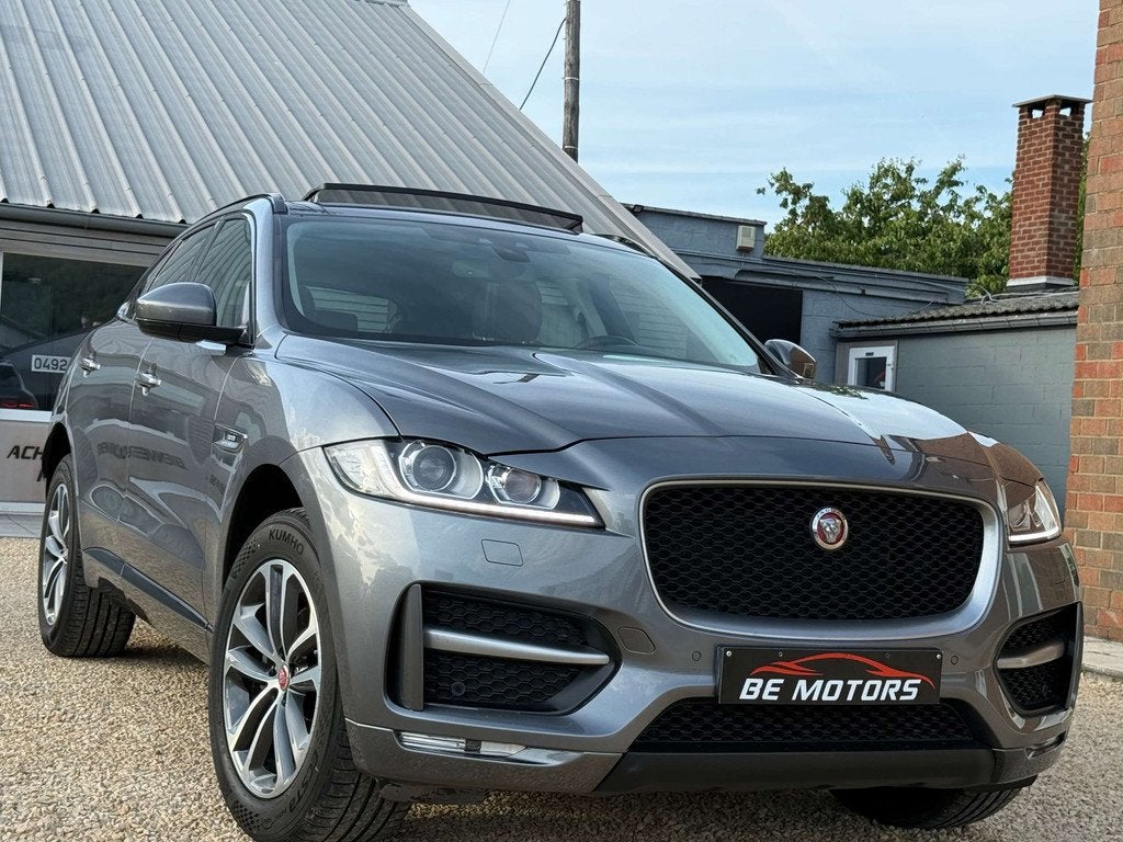 Jaguar F-Pace 2.0 D R-Sport TOIT PANO - VIRTUAL COCKPIT - CA, Autos, Cuir, Argent ou Gris, Achat, 139 g/km