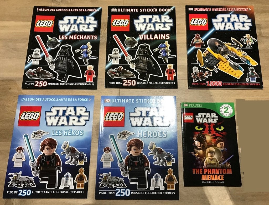 LOT de LIVRES AUTOCOLLANTS de LEGO Star Wars, Enfants & Bébés, Jouets | Duplo & Lego, Enlèvement ou Envoi, Neuf, Lego, Star Wars