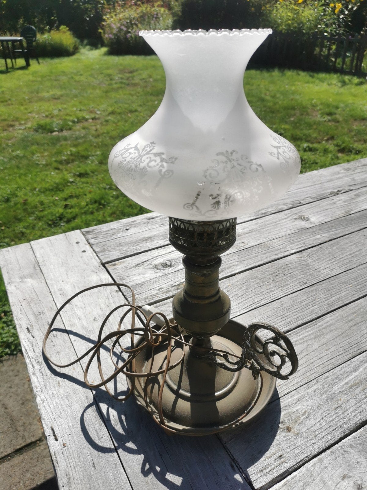 lampe vintage, Enlèvement, Utilisé, Lampe à huile, Vintage