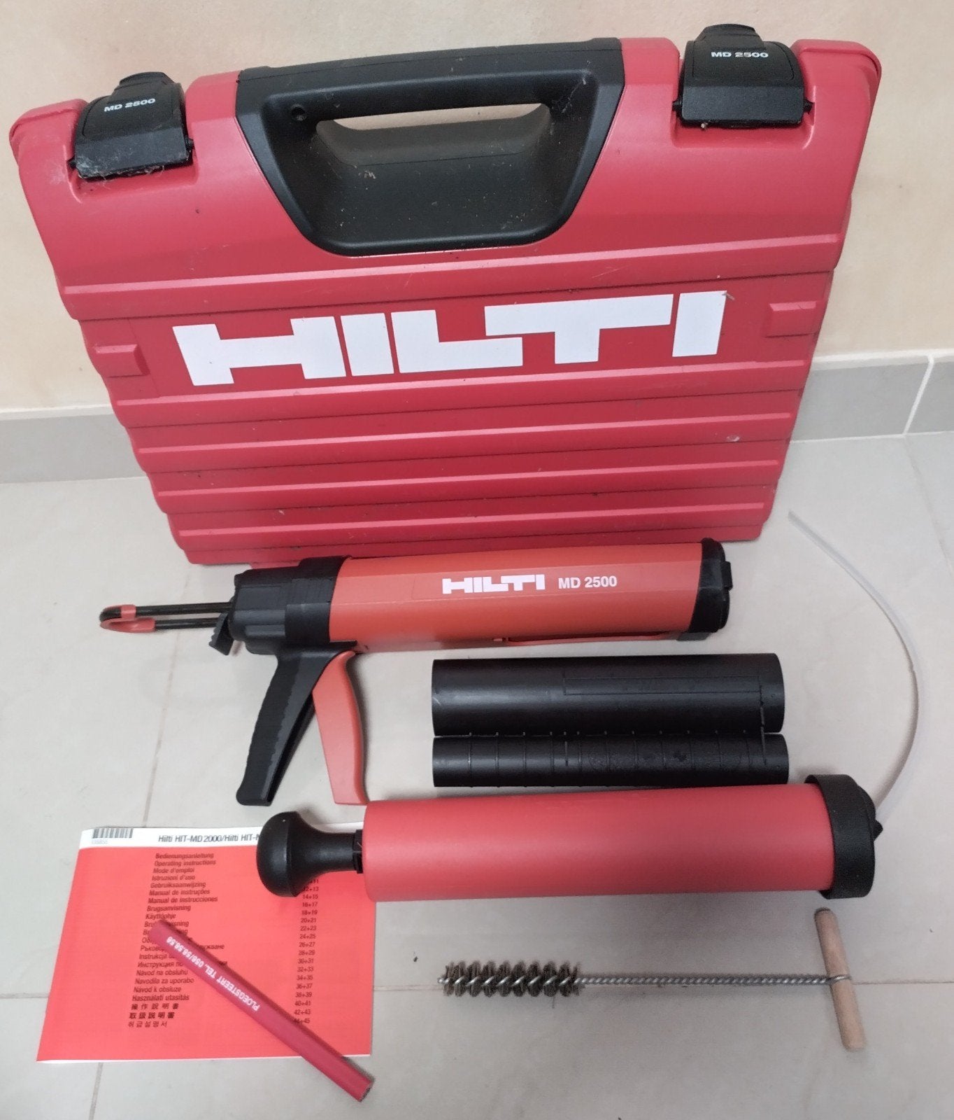 Pistolets de scellement chimique Hilti MD 2500, Bricolage & Construction, Outillage | Outillage à main, Enlèvement ou Envoi