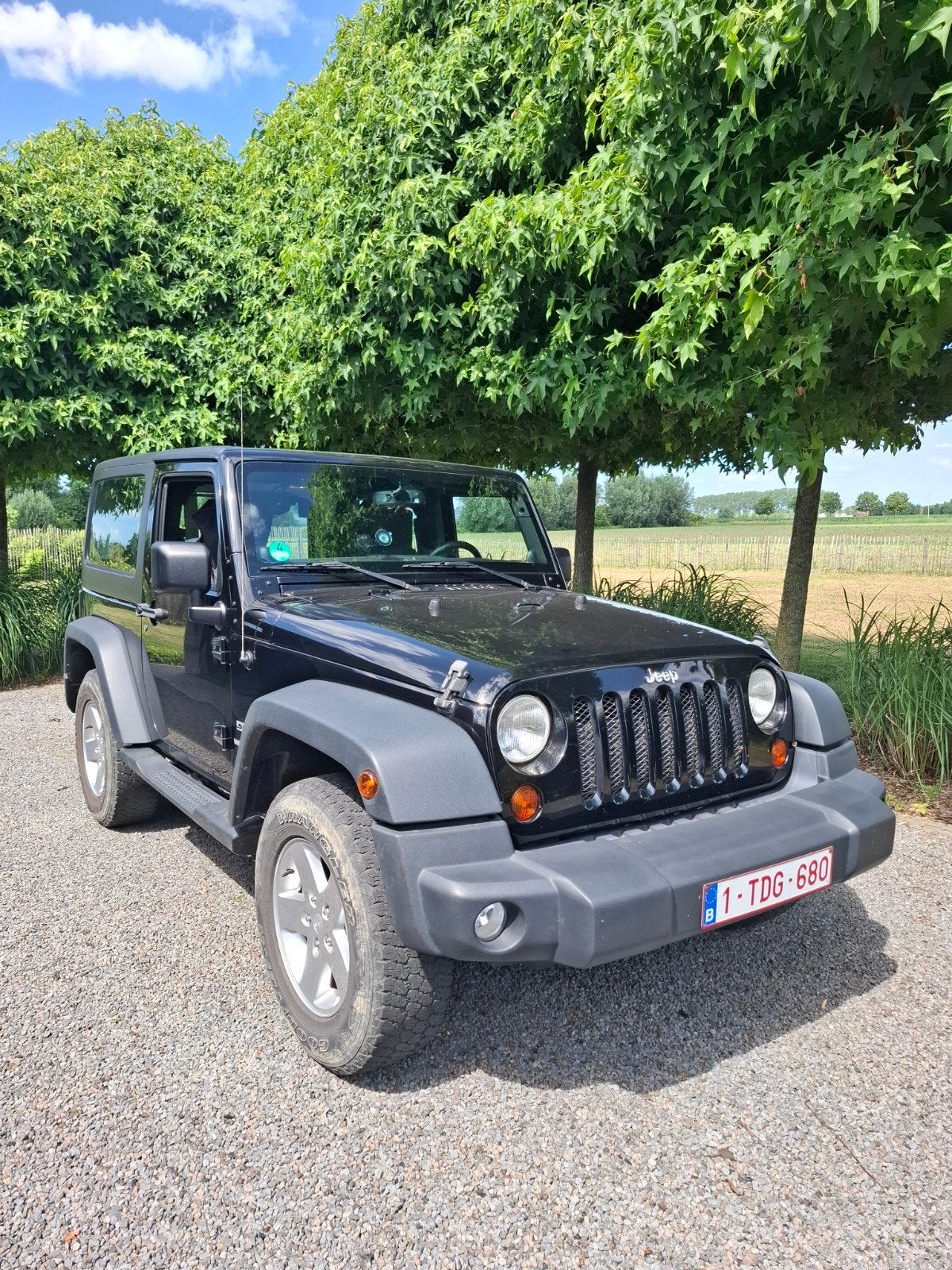 JEEP WRANGLER SPORT 2.8CRD.110.000km. Uitz.goede staat., Auto's, Jeep, Particulier, Wrangler, Te koop, Trekhaak