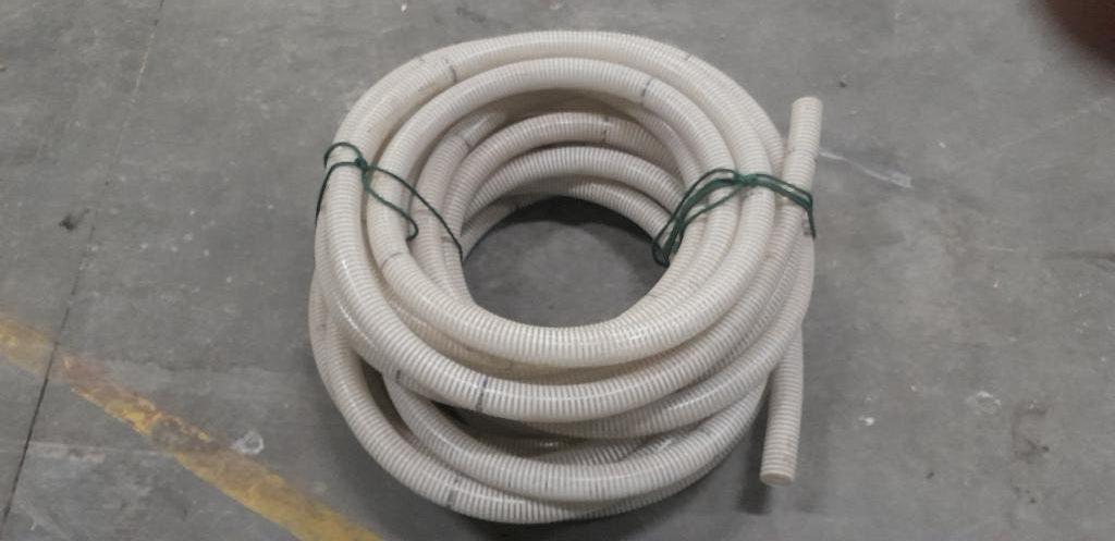 +/- 40 m doorzichtige darm / slang binnendiameter 38 mm, Tuin en Terras, Tuinslangen, Nieuw, Overige typen, Ophalen