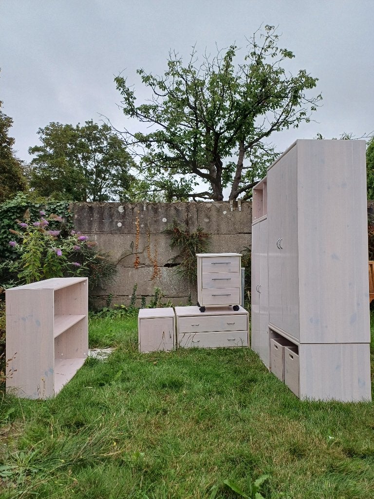 Complete FLEXA kinderkamer, Ophalen, Zo goed als nieuw, Hoogslaper