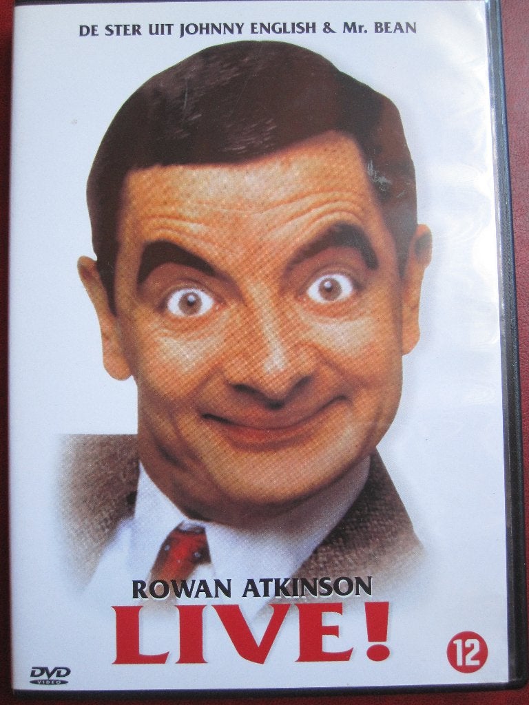 Rowan Atkinson - Live! (2001), Vanaf 12 jaar, Ophalen of Verzenden, Zo goed als nieuw, Stand-up of Theatershow