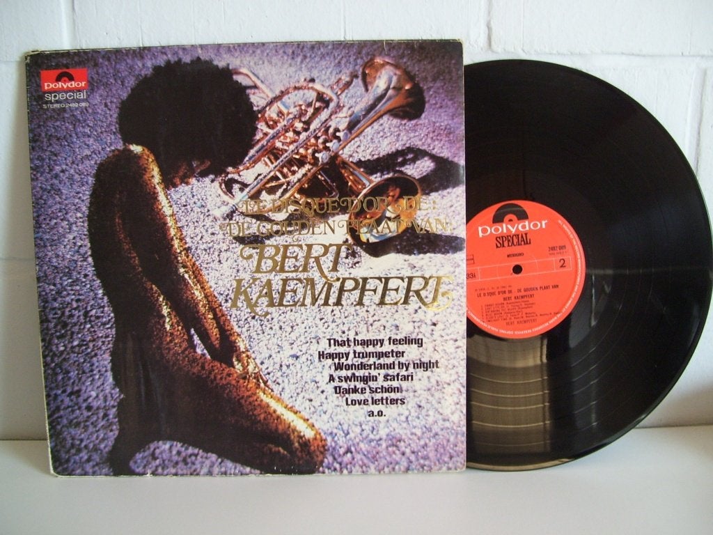 BERT KAEMPFERT  le disque d'or, Pressage original, Enlèvement ou Envoi, Utilisé, Jazz