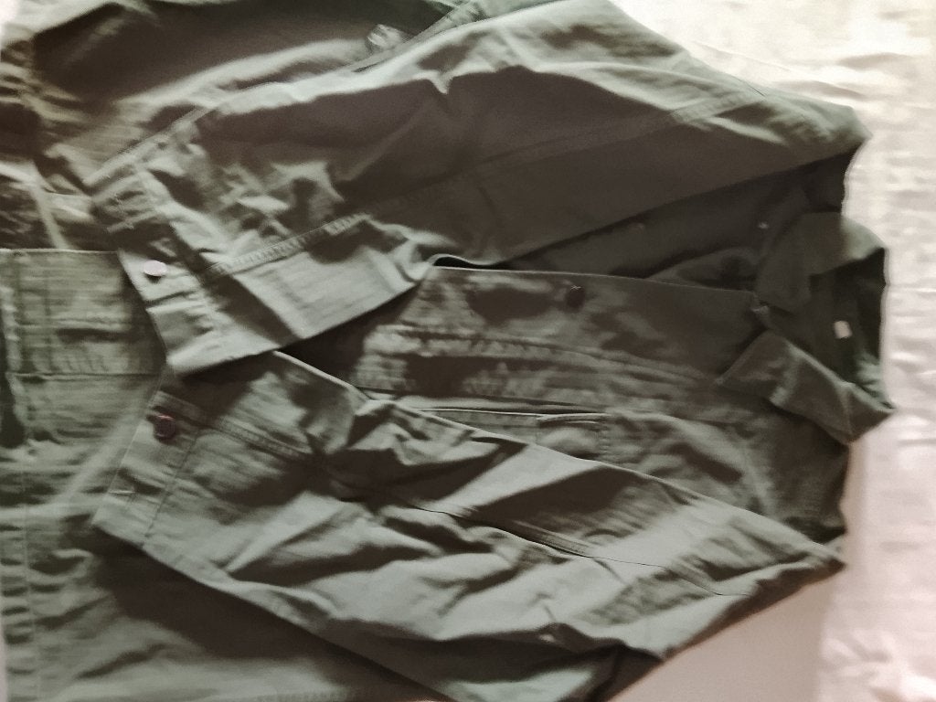 Copie veste HBT WW2, Enlèvement ou Envoi, Armée de terre, Vêtements ou Chaussures
