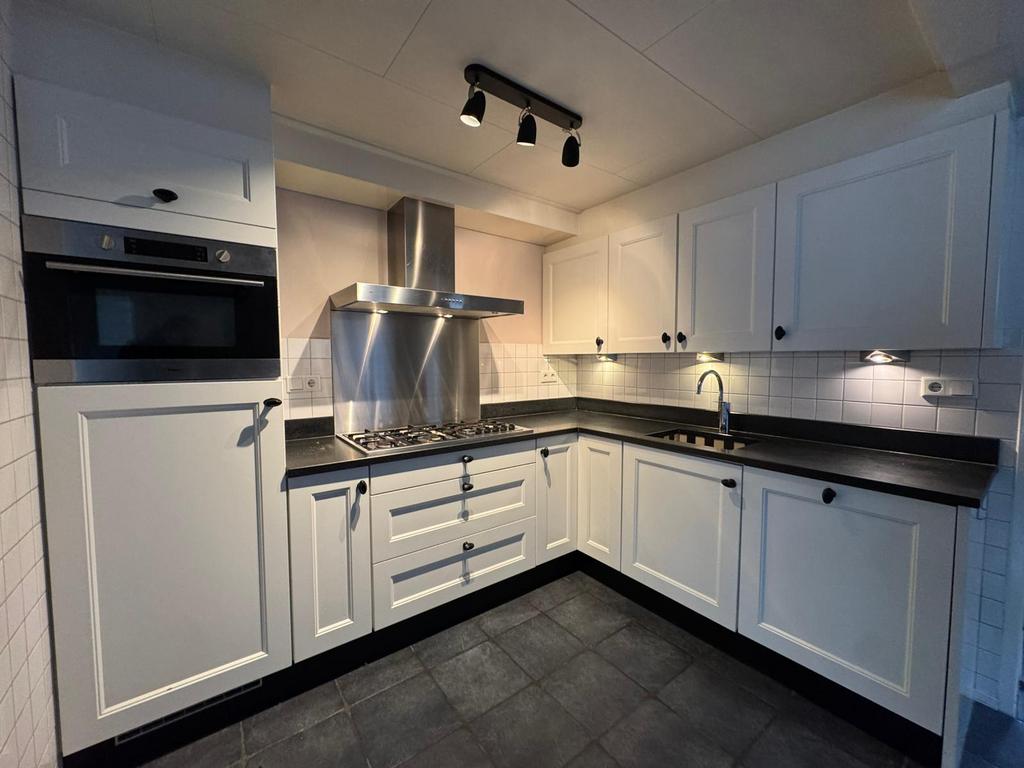 Cuisine d'angle campagnarde complète + équipement + DÉMONTÉE, Maison & Meubles, Enlèvement ou Envoi, Granit ou Pierre, Brillant ou Laqué