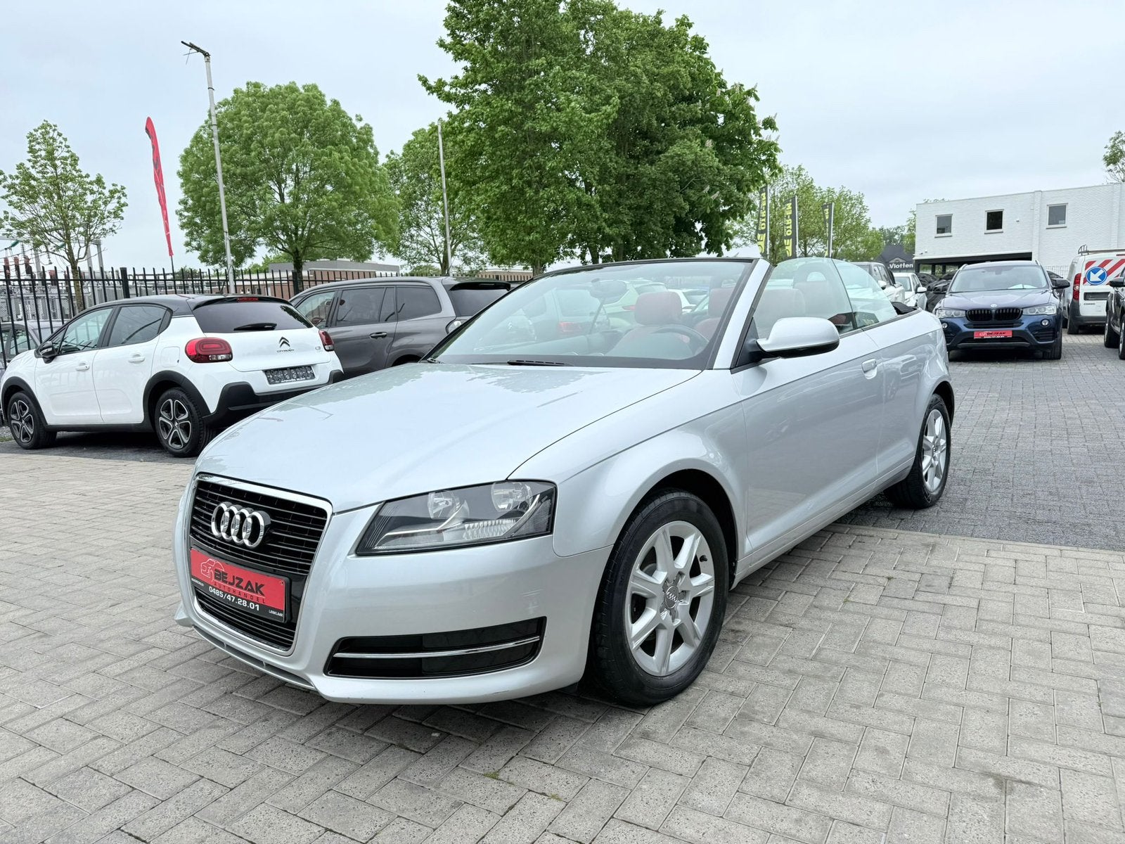 Audi A3 Cabrio 1.2TFSI 1j garantie Rood interieur nette staa, Autos, Euro 5, Achat, Entreprise, Cabriolet