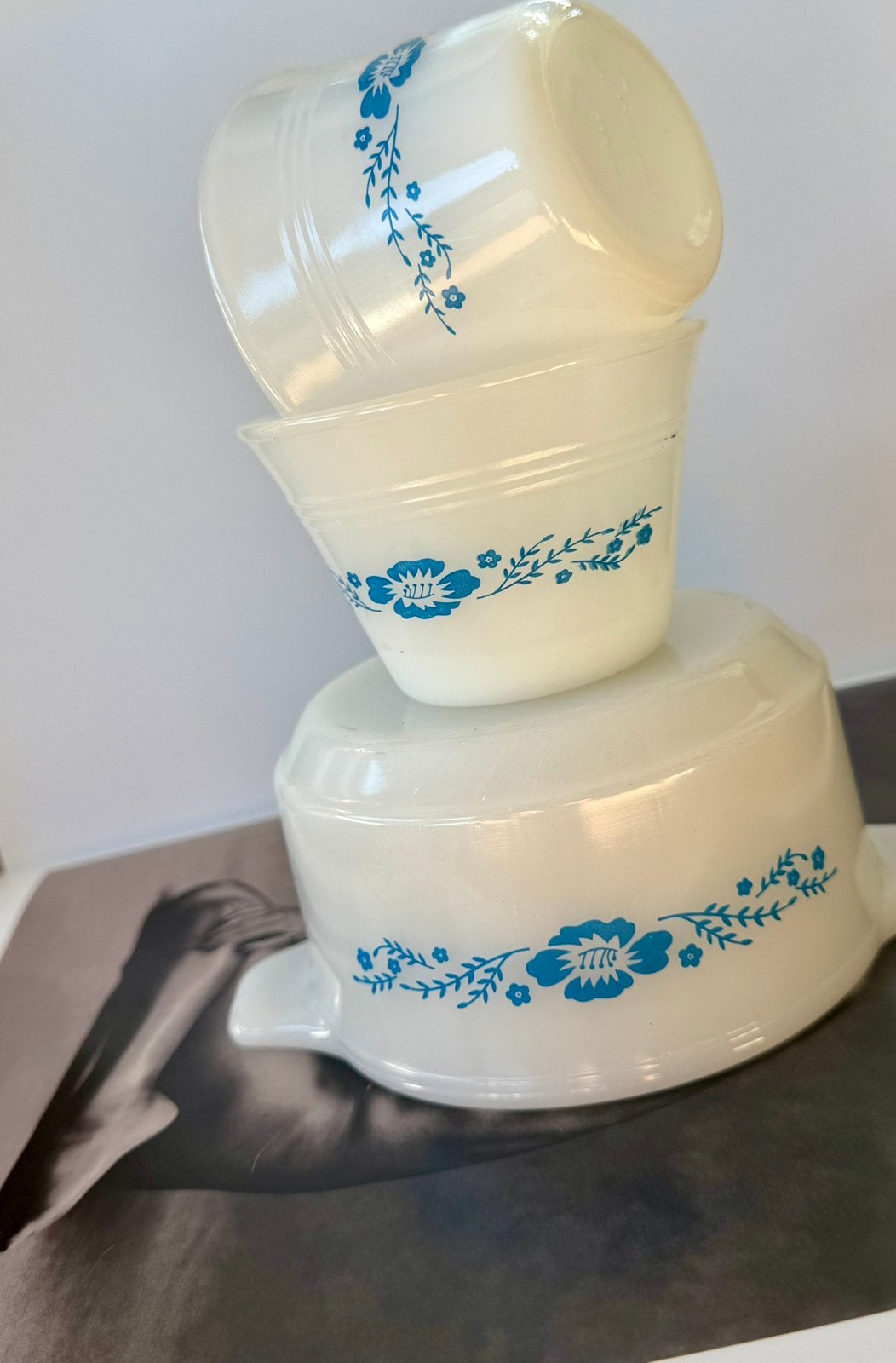 Opaalglas schaaltjes, Ophalen of Verzenden, Zo goed als nieuw, Vintage