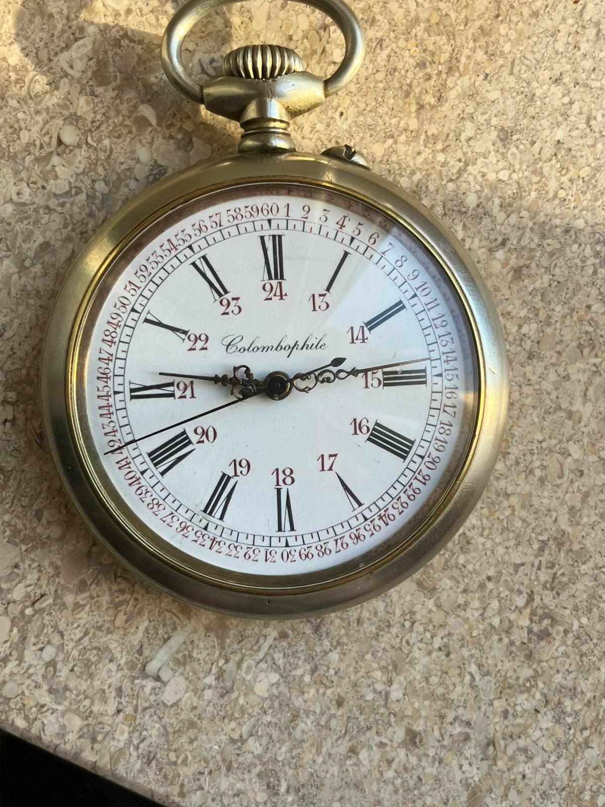 Zakhorloge Colombophile 67 mm, Ophalen, Zakhorloge