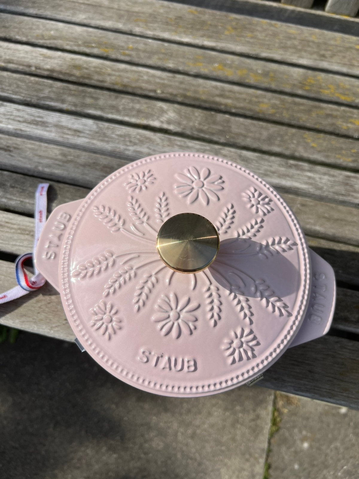 New Staub Gohan/plat à riz 16 cm Sorbet Pink, Neuf, Enlèvement ou Envoi, Plaque céramique, Fonte