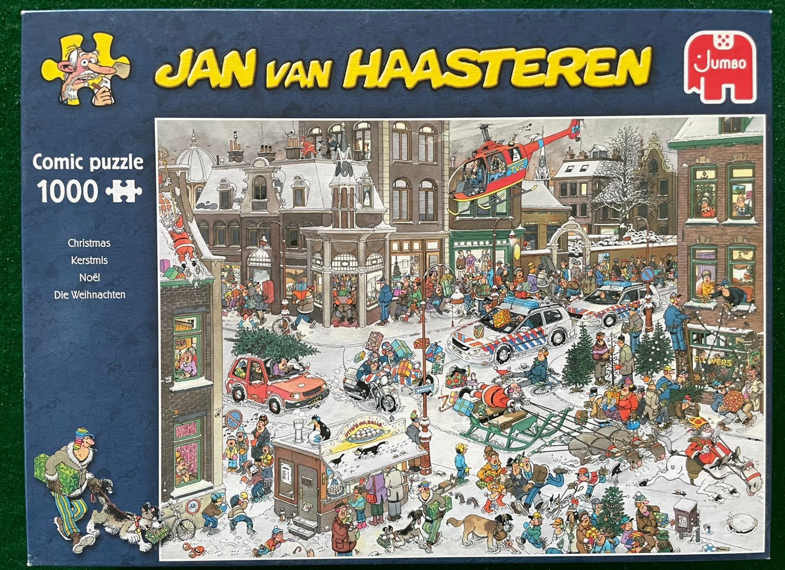Jan van Haasteren 1000 stukjes - Kerstmis, Hobby en Vrije tijd, Ophalen of Verzenden, Zo goed als nieuw