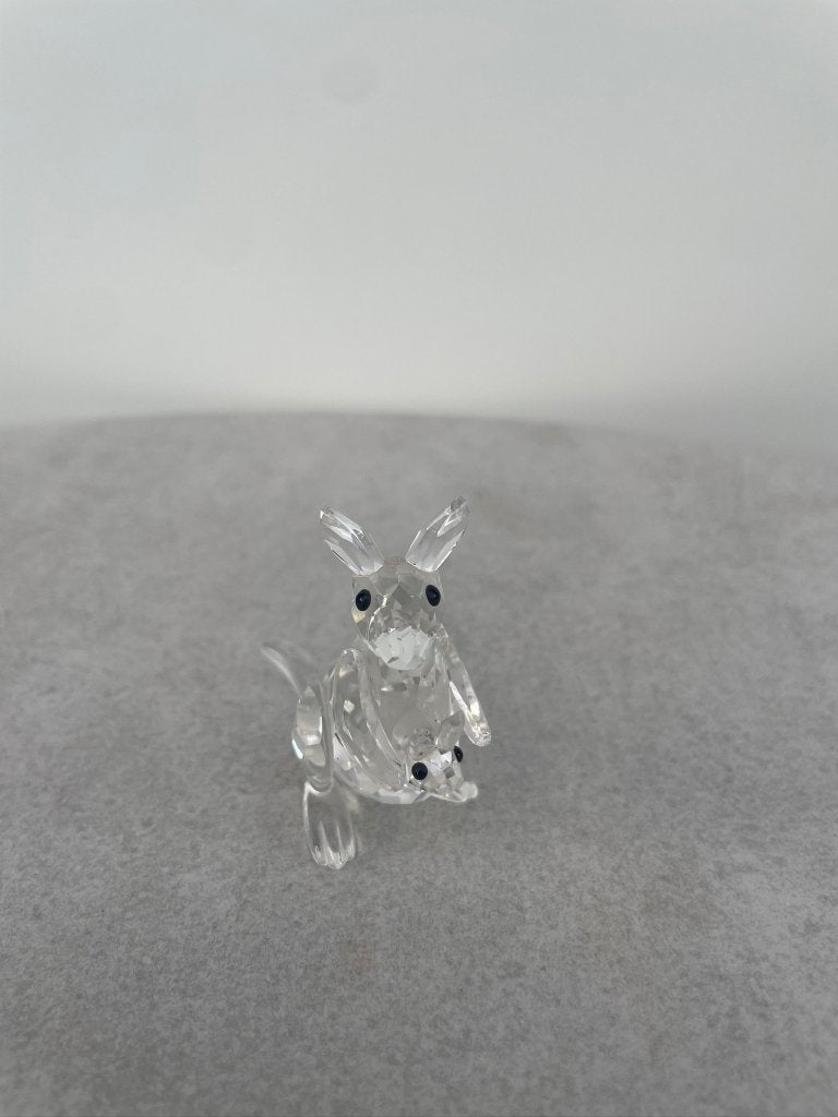 Swarovski Moederkangoeroe met jong 181756 compleet, Verzamelen, Ophalen, Gebruikt, Figuurtje