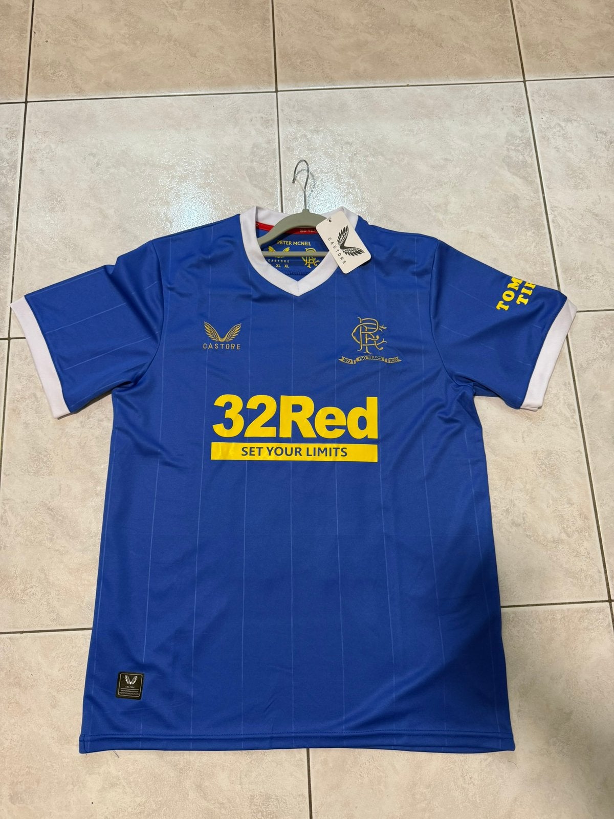 Glasgow Rangers shirt 2021/2022, Sport en Fitness, Voetbal, Maat XL, Ophalen of Verzenden, Nieuw, Shirt