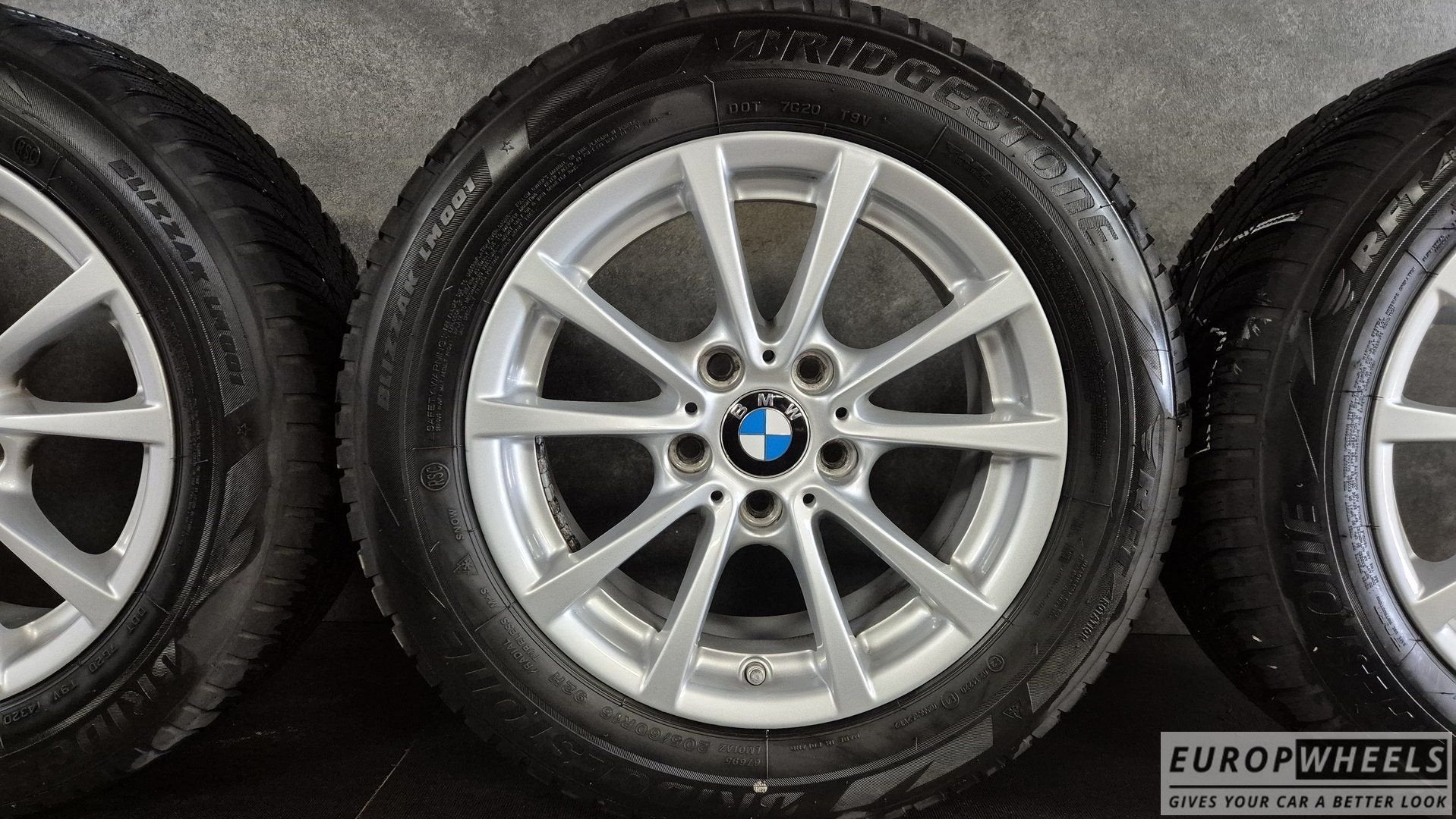 16 inch BMW velgen 3 Serie F30 F31 F32 4 391 winterbanden, Gebruikt, -, Banden en Velgen, -