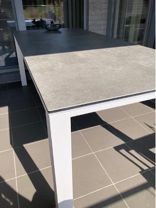 Table de jardin, Jardin & Terrasse, Enlèvement, Comme neuf, Rectangulaire, Aluminium
