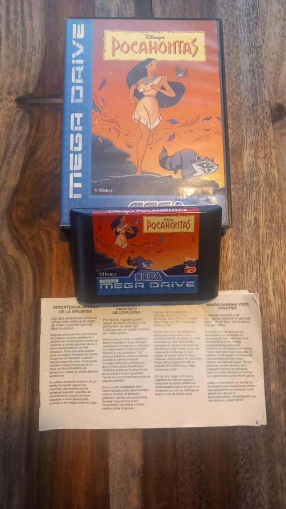 Pocahontas Megadrive Sega Genesis Complete Disney, Games en Spelcomputers, Games | Sega, Ophalen of Verzenden