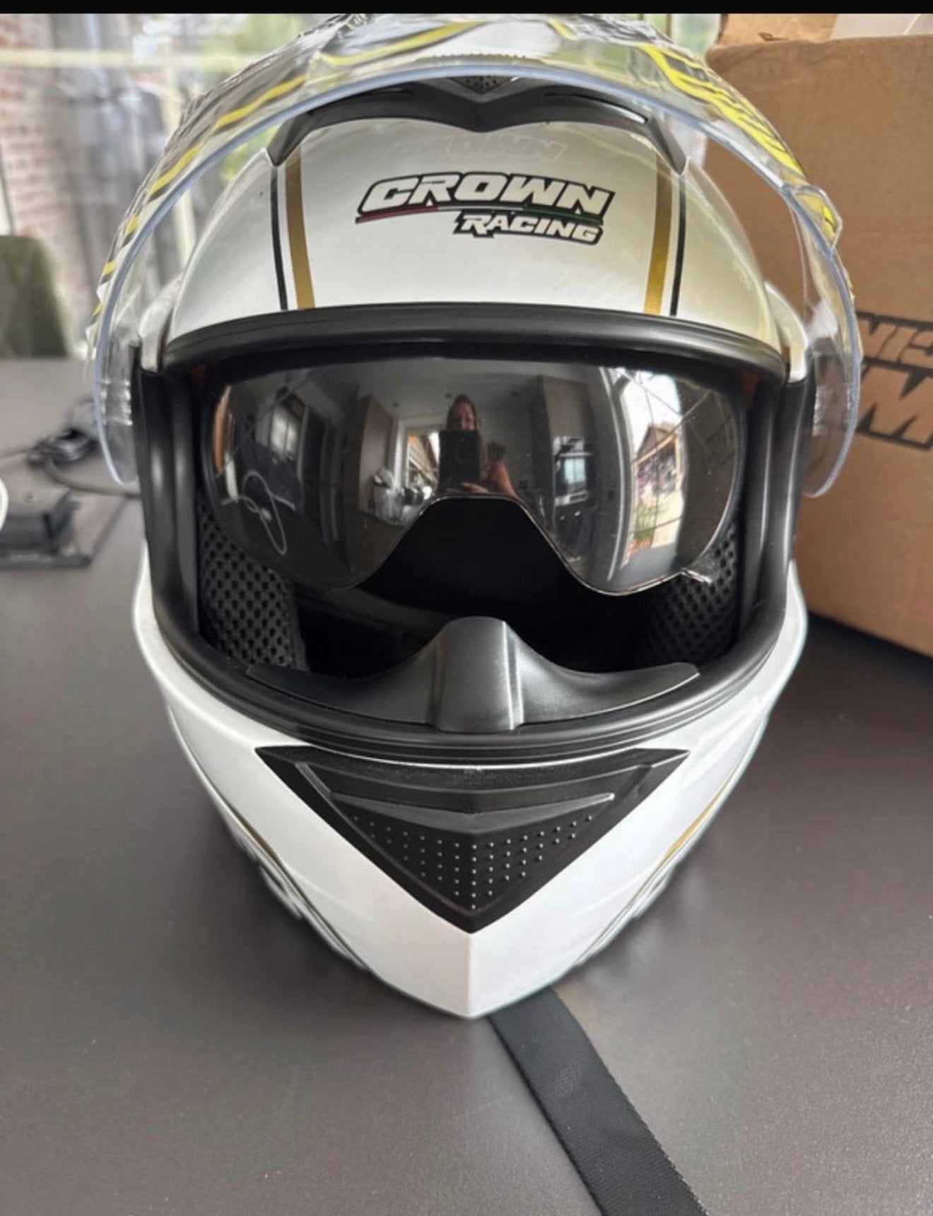 Helm nieuw/ niwt gedragen / juist uit doos gehaald, Autres marques, Casque intégral, Enlèvement, Neuf, avec ticket