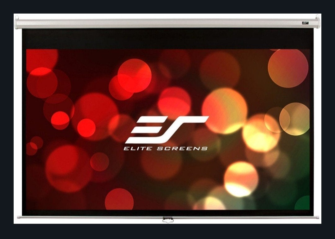 Elite Screens projectiedoek. M100XWH (16:9) 237 x 151, Ophalen, Handmatig, Nieuw