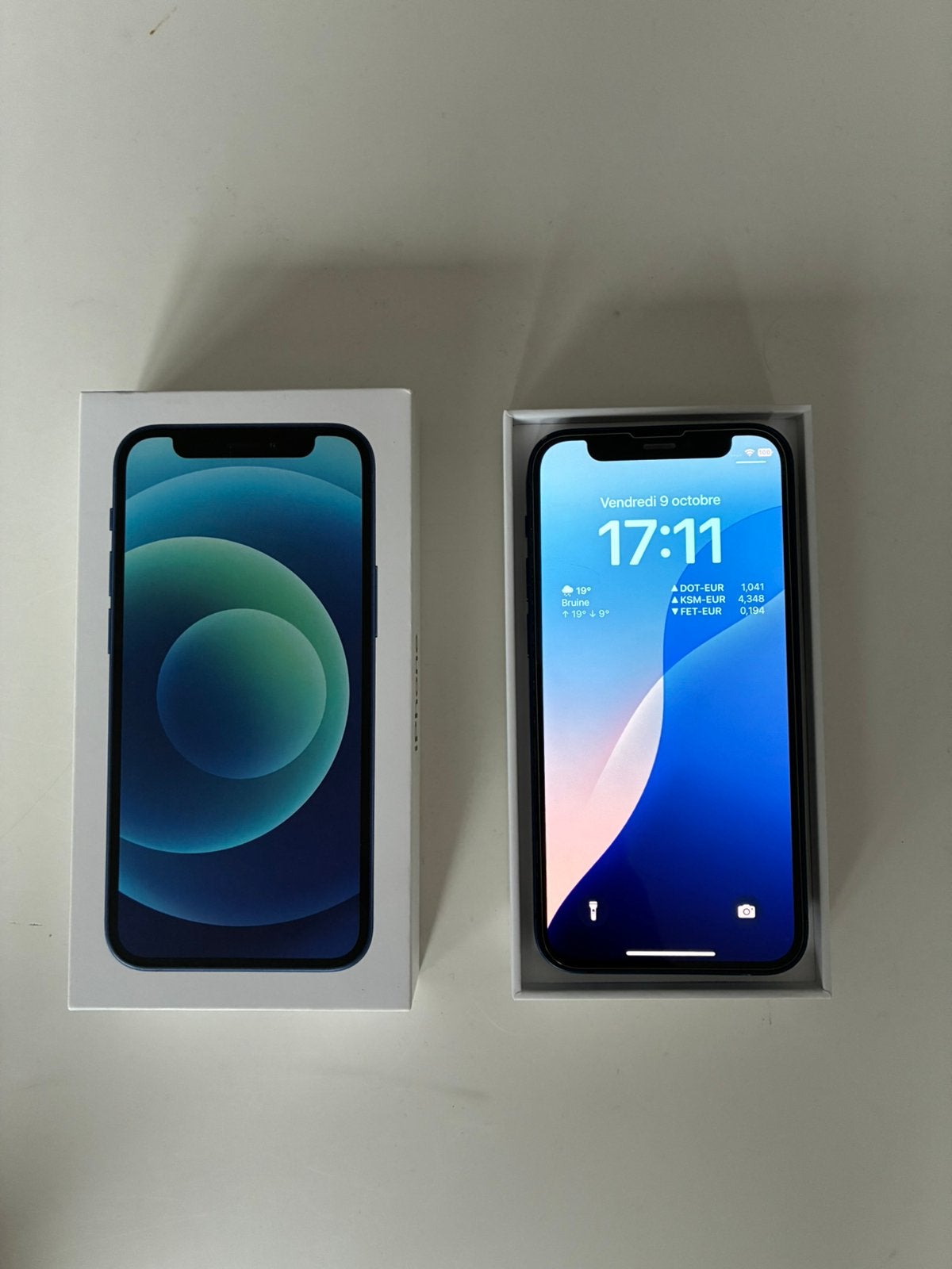 Iphone 12 mini 128 gb bleu, Télécoms, 128 GB, Enlèvement ou Envoi, 76 %, Utilisé