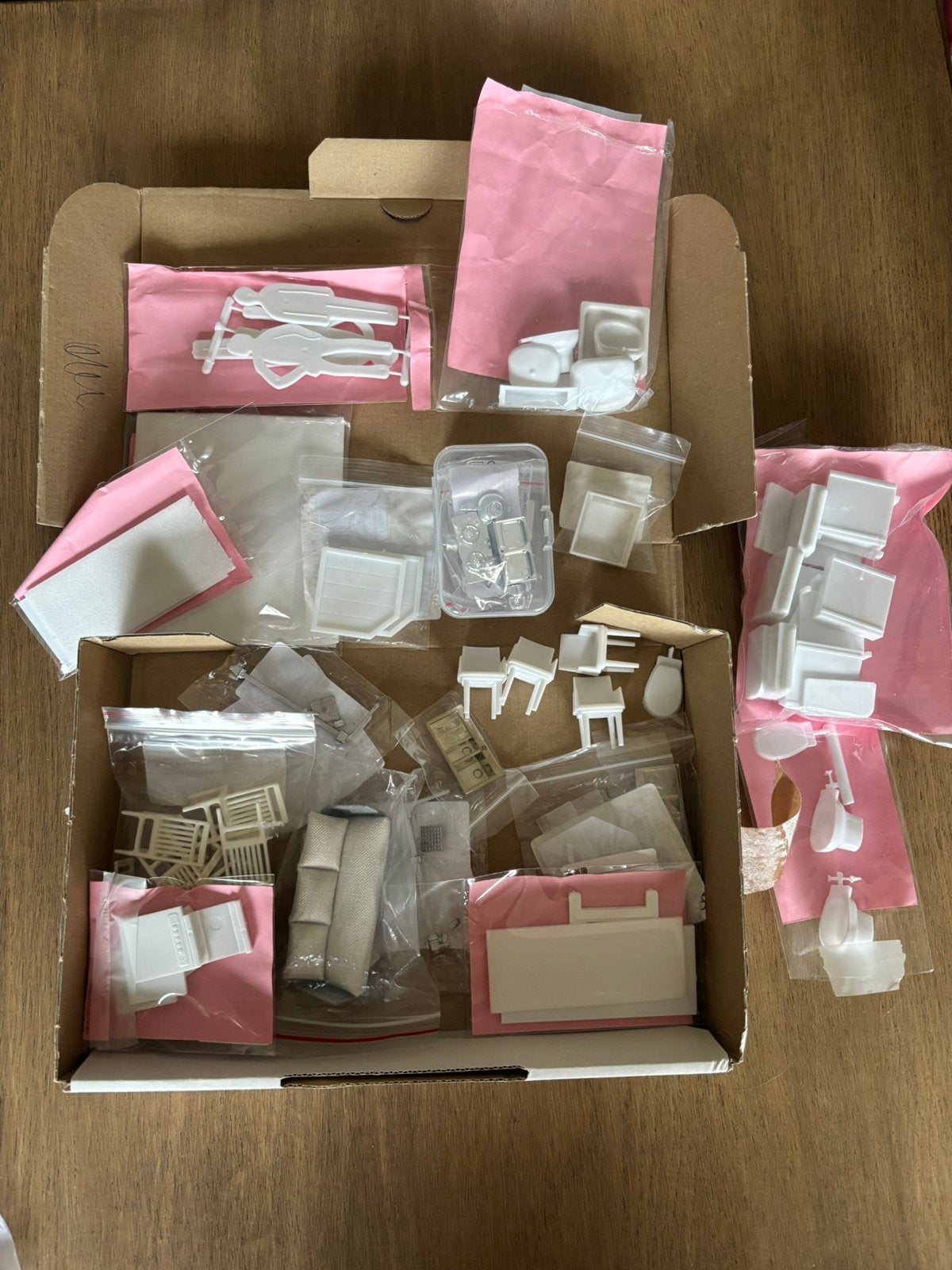 Maquette materiaal modelbouw huizen kamers, Hobby en Vrije tijd, Gebouwen, Ophalen of Verzenden, Zo goed als nieuw, Kunststof