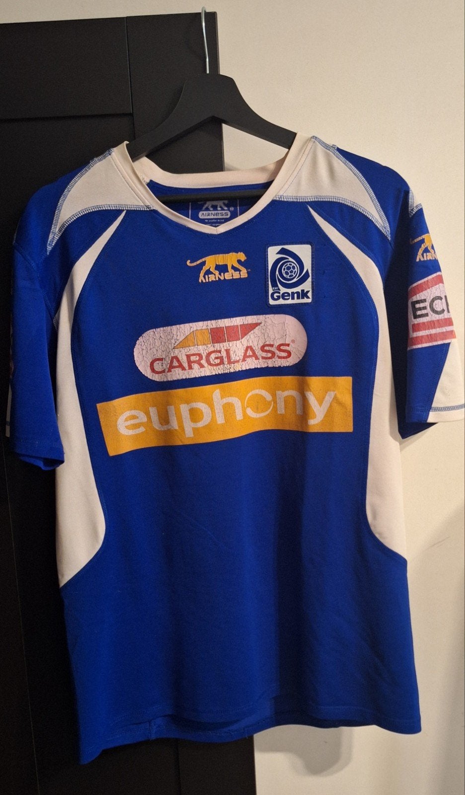 Maillot maison KRC Genk 2006-2007 (bleu - XL - Airness), Taille XL, Enlèvement ou Envoi, Utilisé, Maillot