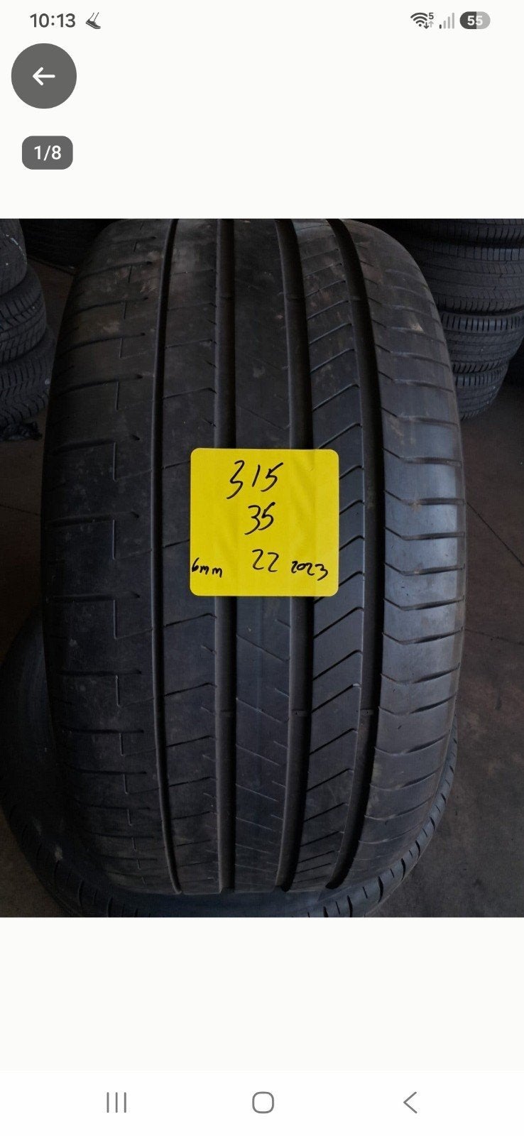 3153522 315/35/22 315/35r22 zomer Pirelli, Auto-onderdelen, Ophalen