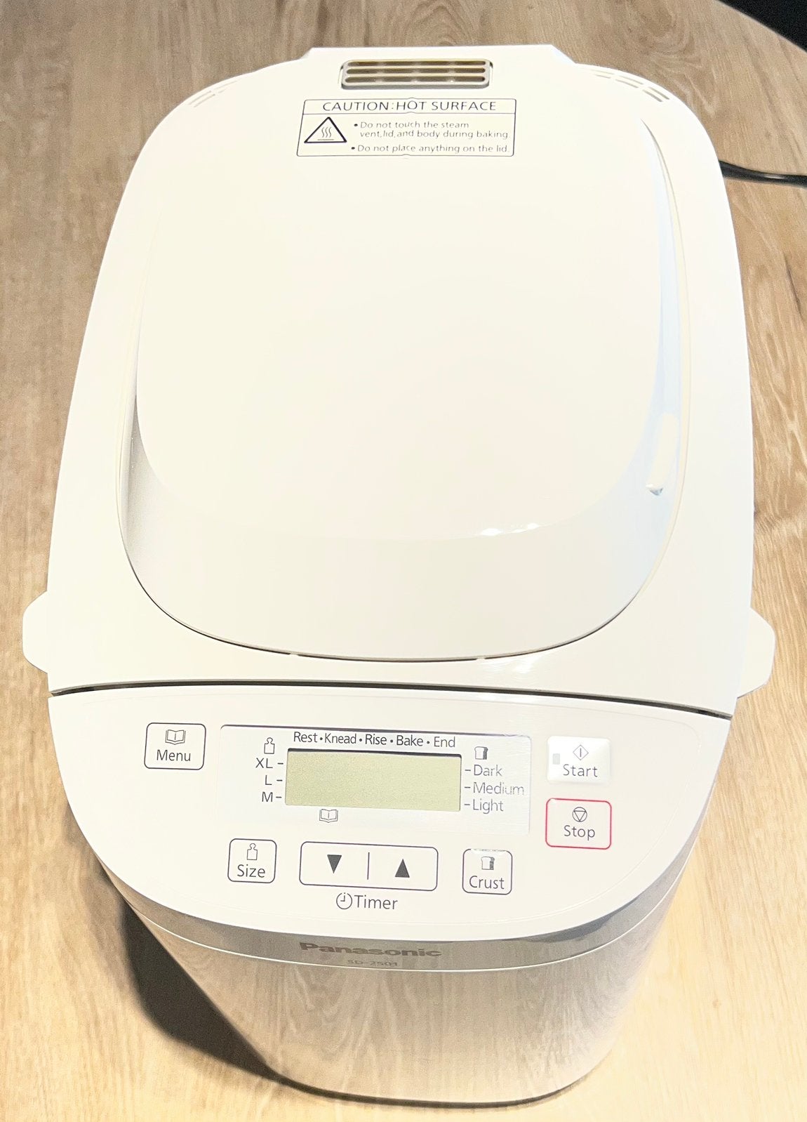 Panasonic SD-2501 broodbakmachine – compleet & goede staat, Ophalen, Zo goed als nieuw