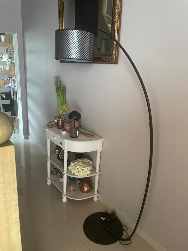 Mooie gebogen staanlamp, Ophalen, Zo goed als nieuw