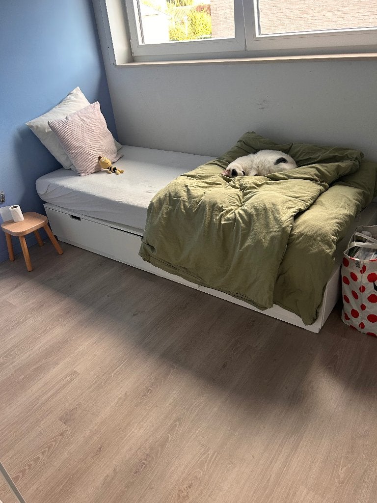 Bed, Huis en Inrichting, Ophalen, Zo goed als nieuw, 200 cm, 120 cm