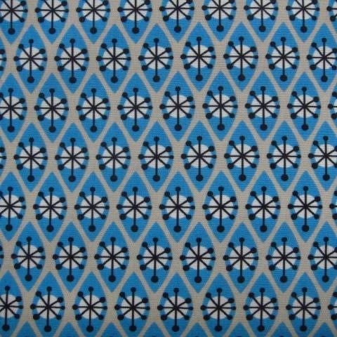 Stof tricot (shirt), Blauw, 120 cm of meer, Ophalen of Verzenden, Katoen