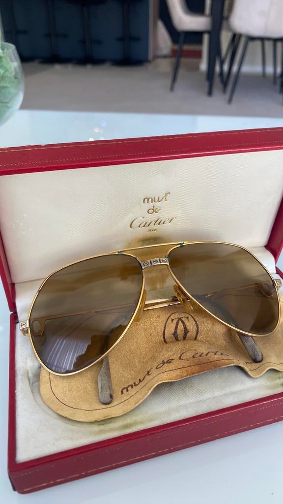 Cartier Must de Cartier Aviator (Vintage, années 80/90), Bijoux, Sacs & Beauté, Lunettes de Soleil & Lunettes | Hommes, Enlèvement