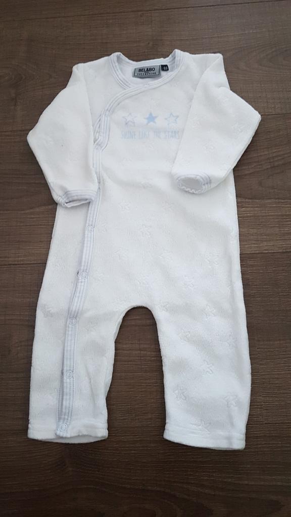 Combishort blanc/bleu clair en très bon état, Bel&Bo, Garçon ou Fille, Enlèvement ou Envoi, Costume