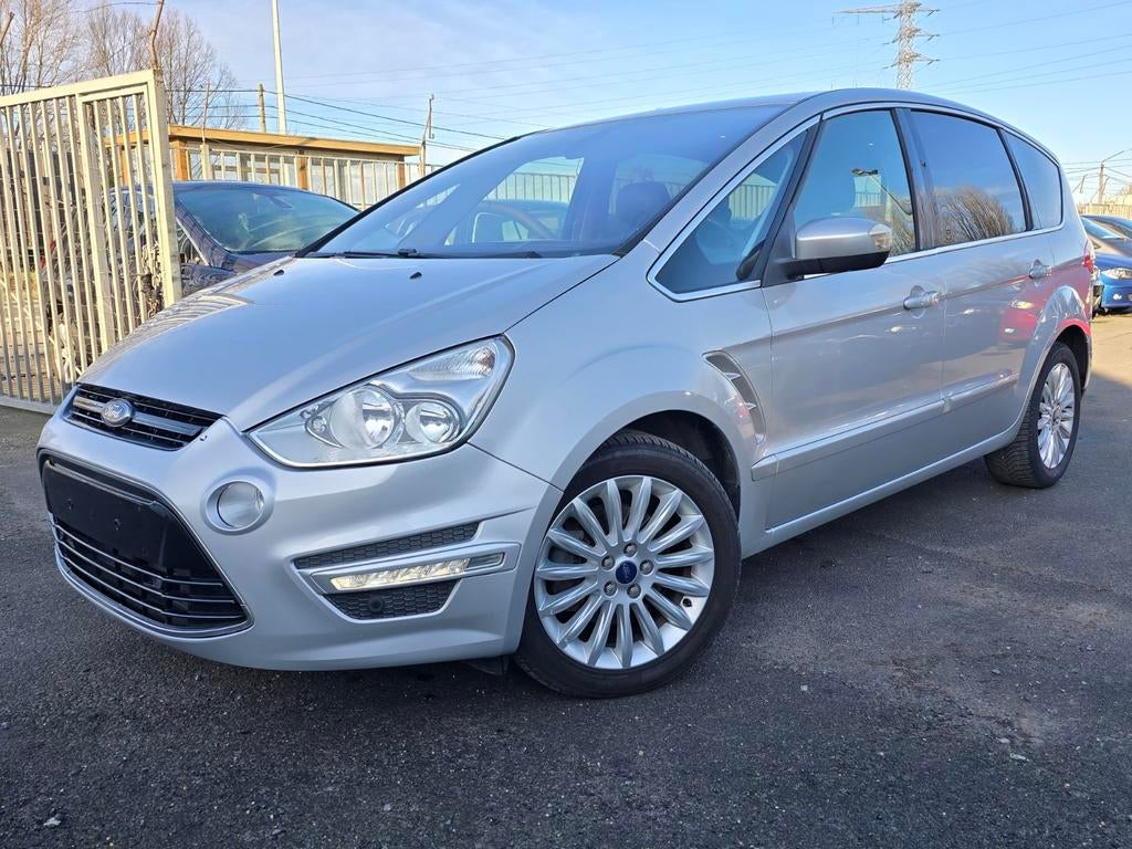 FORD S-MAX 2000CC DIESEL 05/2013 189000KM MET GPS AIRCO 5PL, Autos, Achat, Entreprise, Entretenue par le concessionnaire, Noir