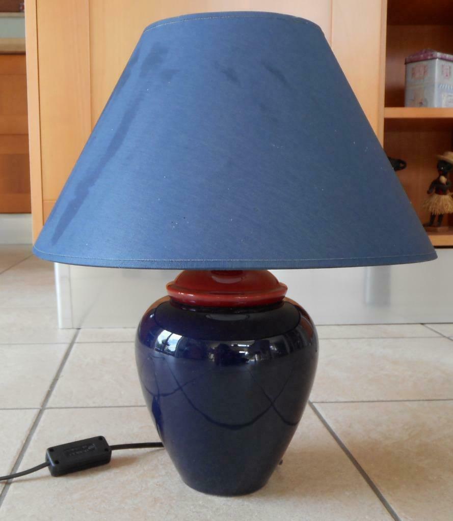 Lampadaire, bleu foncé, 45 cm, Enlèvement, Utilisé