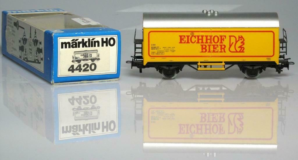 4420 MÄRKLIN – Bierwagen Eichhof bier/Wagon biere Eichhof, Wisselstroom, Analoog, Ophalen of Verzenden, Märklin
