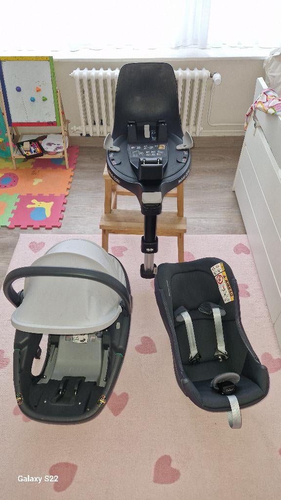 Maxi-Cosi & isofix, Comme neuf, Enlèvement, 0 à 10 kg, Isofix
