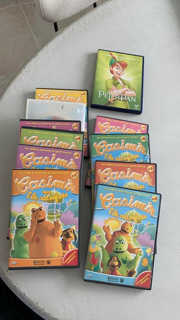Casimir 10 episodes + peter pan !, Comme neuf