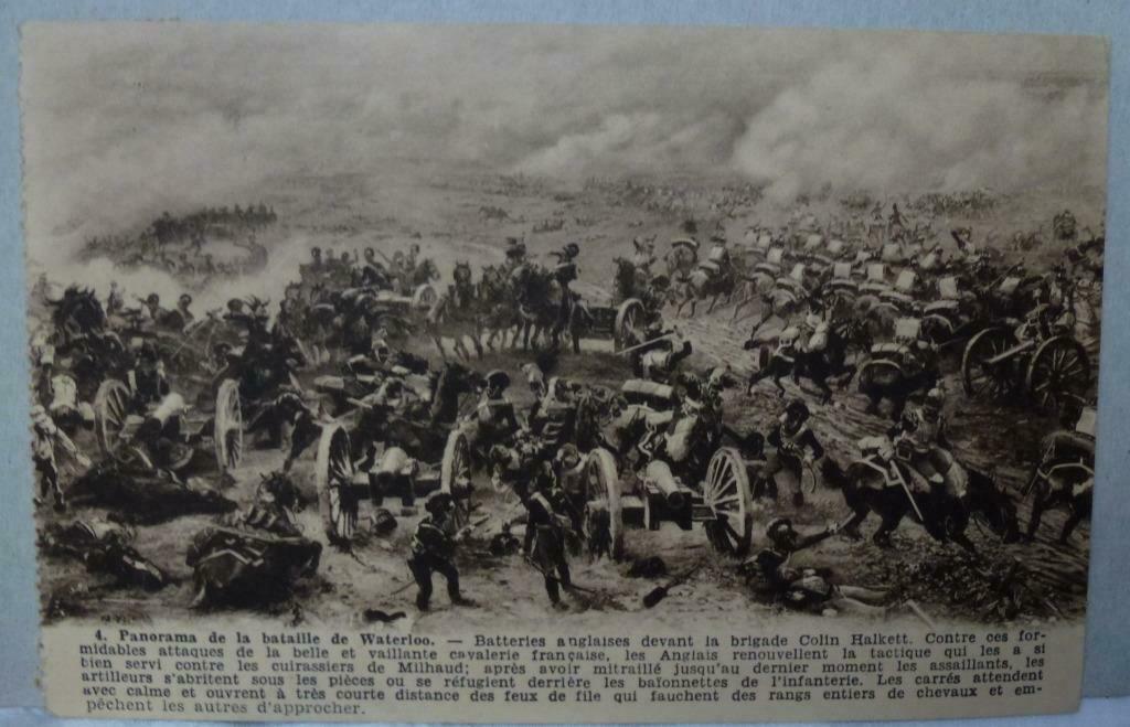 4 . Panorama de la bataille de Waterloo , érigé au pied de l, Collections, Envoi, 1920 à 1940, Affranchie, Brabant Wallon