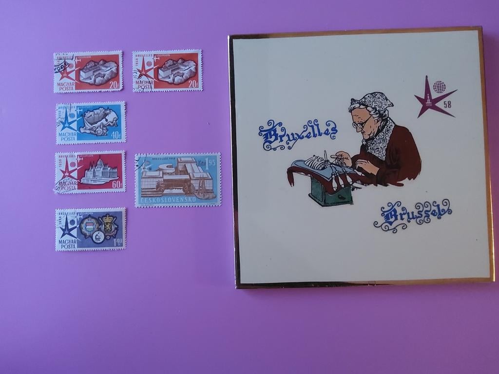 Thème 58 de l'Expo, Collections, Marques & Objets publicitaires, Enlèvement ou Envoi, Comme neuf, Autres types