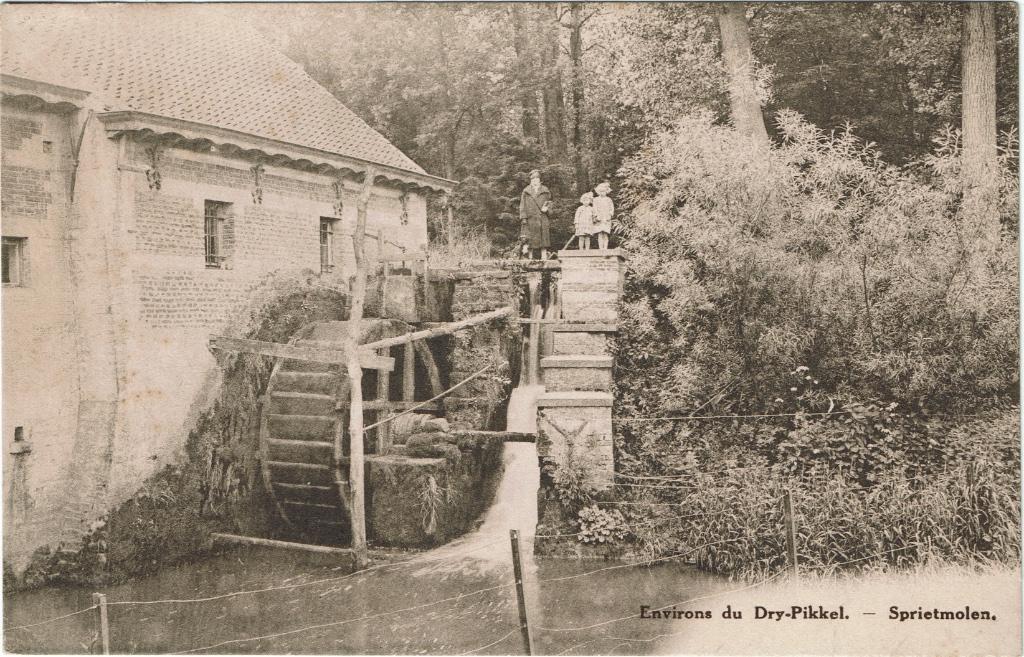 Carte postale ancienne Strombeek Sprietmolen, Envoi, Non affranchie, Brabant Flamand