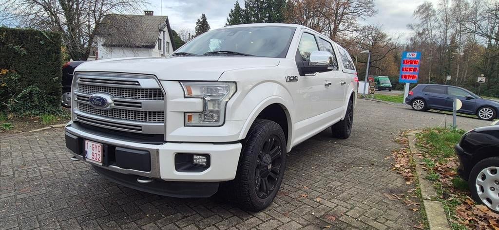 Ford f150 platinum LPG, Auto's, Automaat, 4 deurs, Wit, Leder