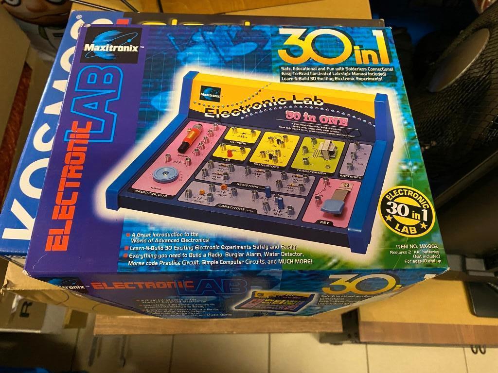 elektriciteit experimenteerdozen, Ophalen of Verzenden, Zo goed als nieuw, Elektronica, Met licht