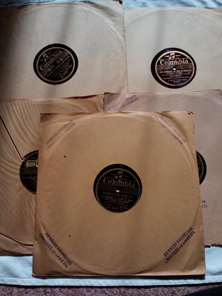 Les chansons de Bob et Bobette - 78 Tours, Ophalen of Verzenden, Gebruikt, 10 inch